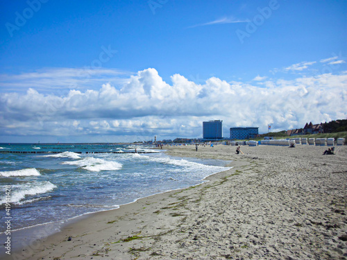 Am Ostseestrand von Warnemünde

