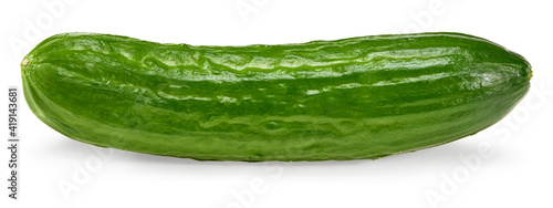cucumber isolated on white background. clipping path
