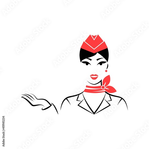 Stewardess. Avatar