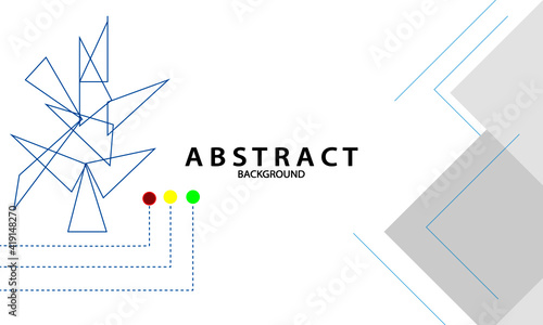 abstract line background with blue main color