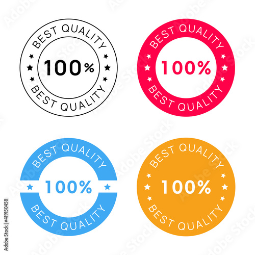 Collection of Best Quality Emblem Badges Vector design.