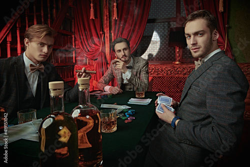 Obraz na plátně gambling in the club