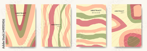 Abstract background and various shapes set up. Ideal for cover, poster, business card, flyer, brochure, magazine first page, promotion, social media apps, and others. illustration vector eps 10
