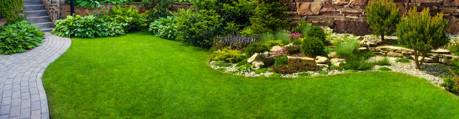 Detail of a botanical garden.