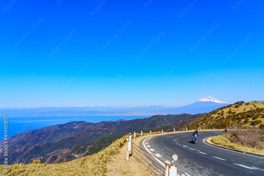 【静岡県】晴天の西伊豆スカイライン