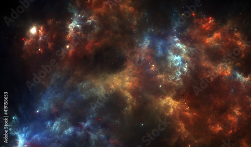 Fictional Nebula 2 - 13020px x 7617px