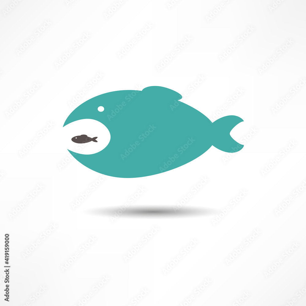 Takeover of a small company by a large company