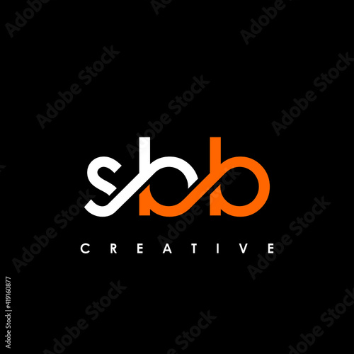 SBB Letter Initial Logo Design Template Vector Illustration photo