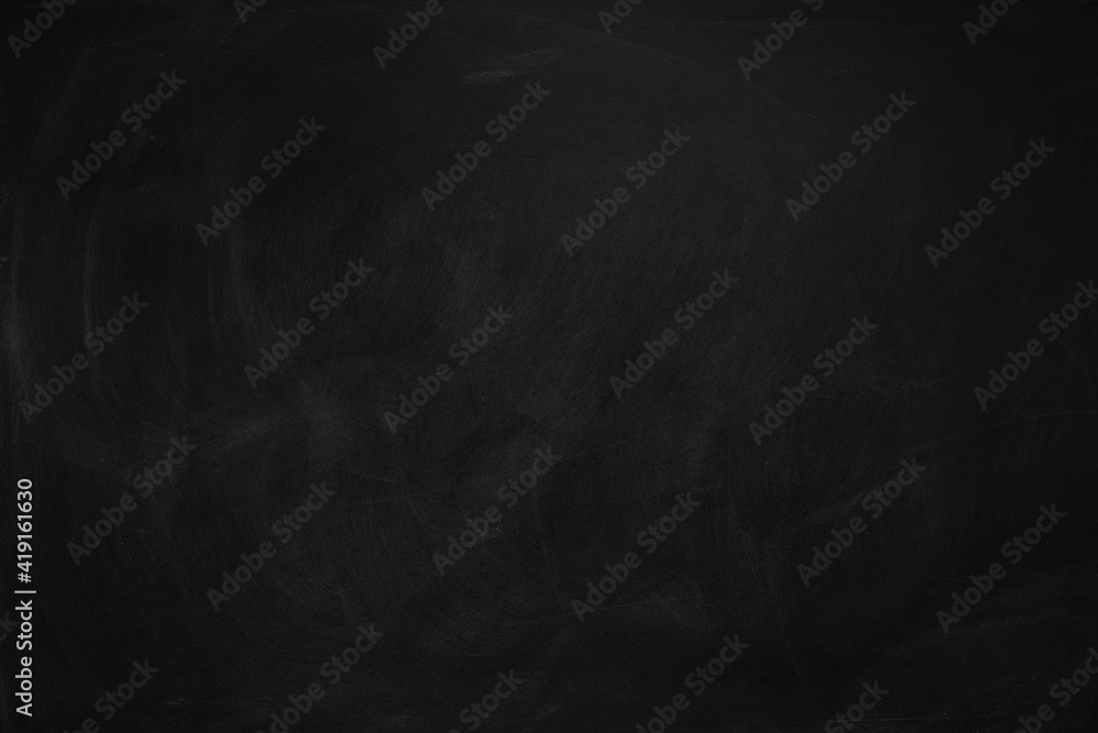 Fototapeta premium Abstract texture of chalk rubbed out on green blackboard or chalkboard background. School education, dark wall backdrop or learning concept.