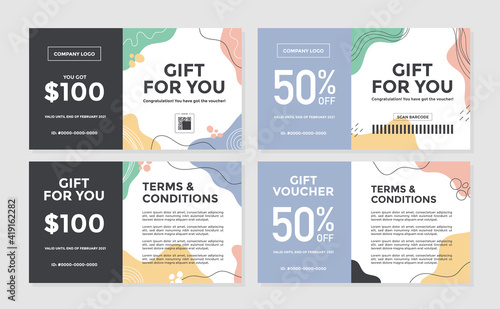 Set of coupon promotion sale for website, internet ads, social media or coupon. Big sale and super sale coupon discount. Coupon discount with vector illustration