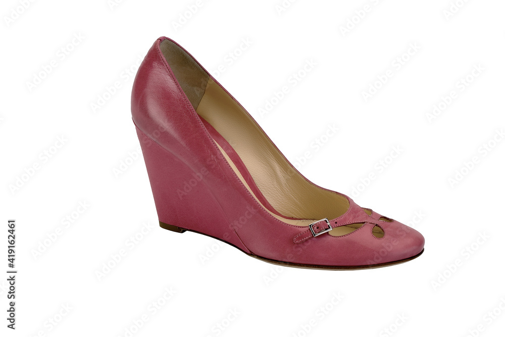 Obraz premium Fashion summer shoes for women studio shoot