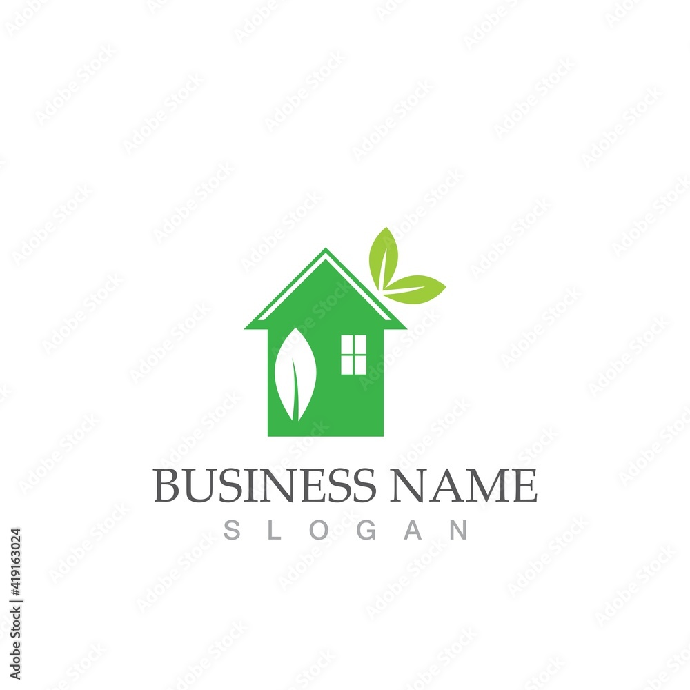 green house logo vector illustration green house logo vector illustration