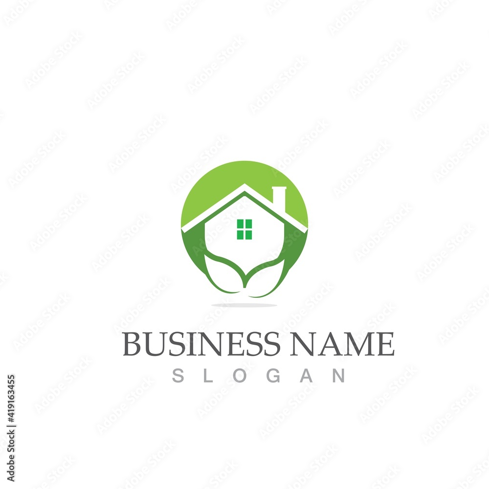 green house logo vector illustration green house logo vector illustration