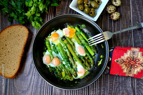 L'omelette aux asperges 