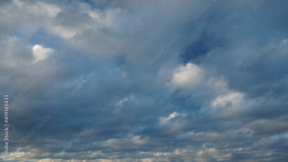Clouds running in the blue sky timelapse Clouds running in the blue sky timelapse