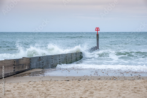 Southbourne Beach on a beautiful Sunny but windy Day.