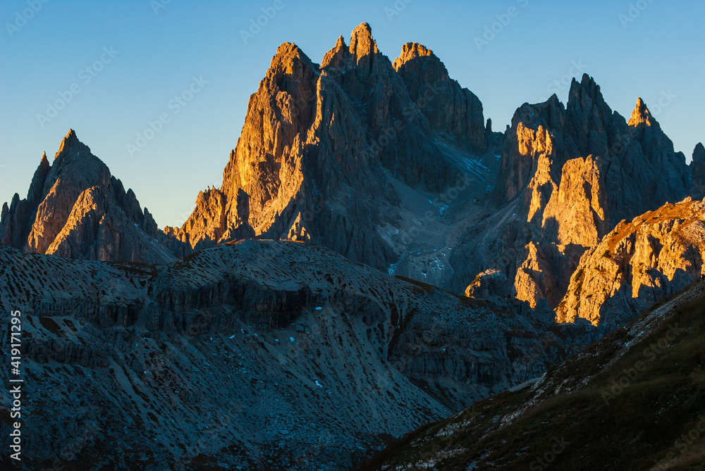 Mountain scenery of Dolomites