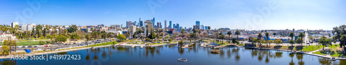 Panorama of MacArthur Park Los Angeles