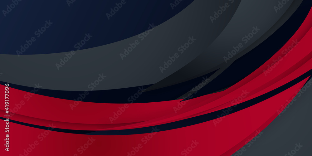 Fototapeta premium Modern black red graphic abstract cover technology background. Template corporate concept red black grey and white contrast background. Vector graphic design illustration 