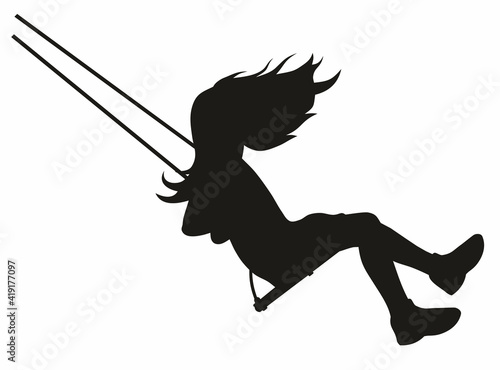 Swinging kid