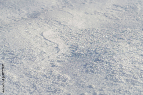 Background of fresh snow texture