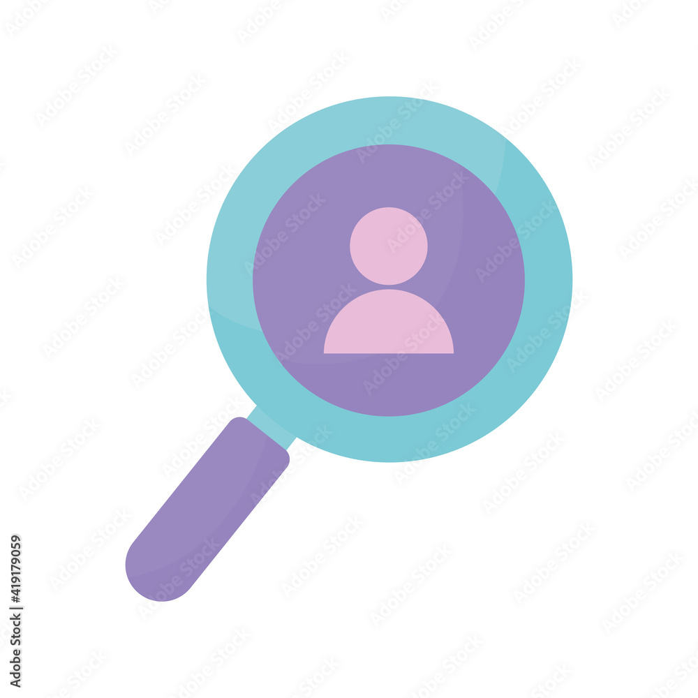 magnifying glass isolated magnifying glass isolated