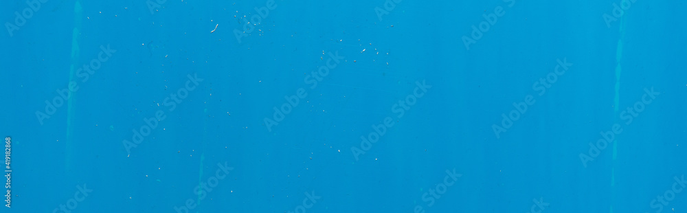 bright blue, empty surface with copy space, banner