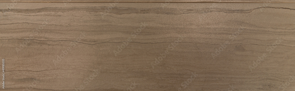 Naklejka premium pastel brown, wooden surface background, top view, banner