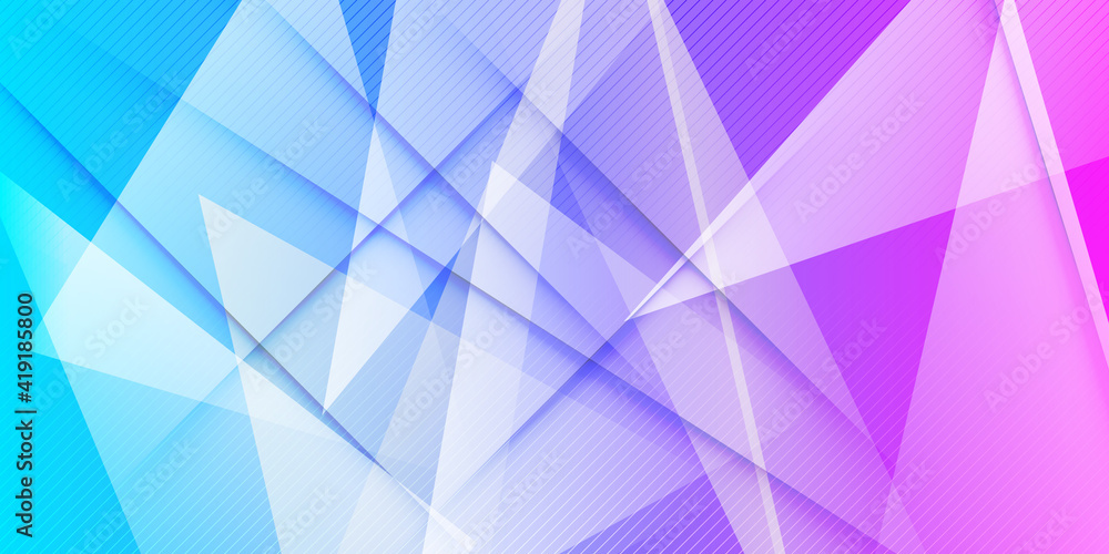 Fototapeta premium abstract blue pink purple polygon shape background. modern geometric triangle design vector illustration