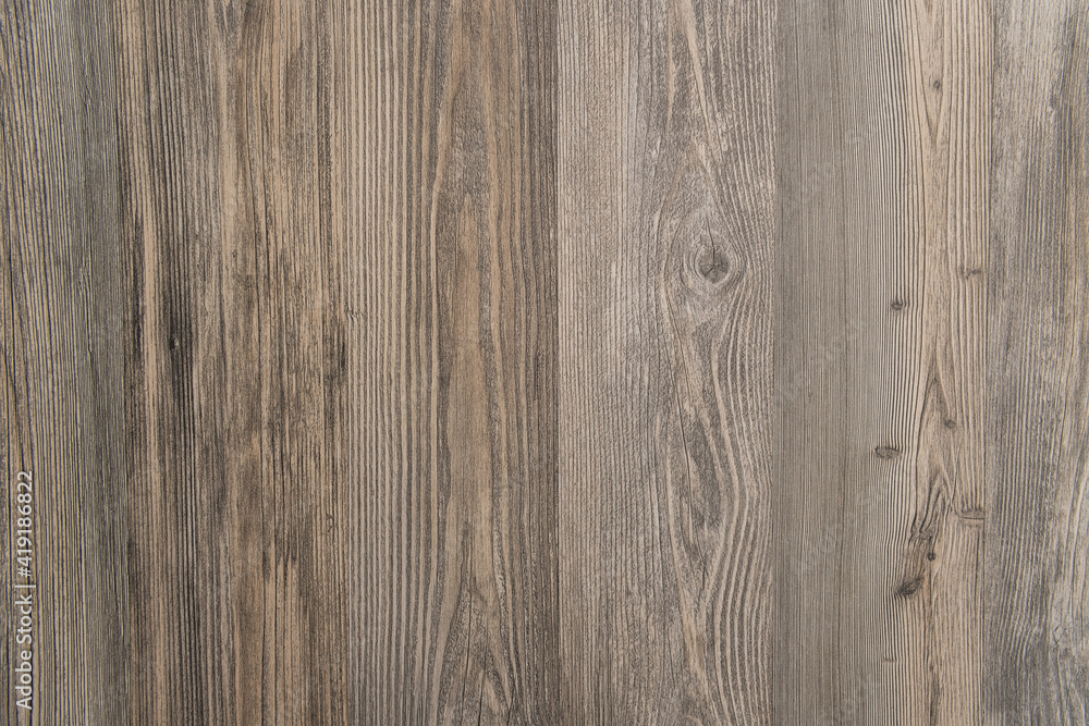 Fototapeta premium background of taupe, wooden flooring boards, top view