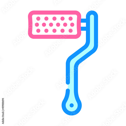 handle callus remover color icon vector illustration