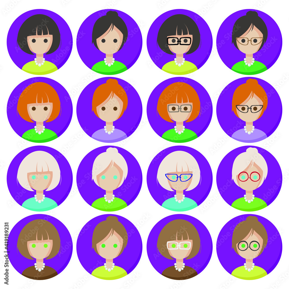 face avatar icon illustration mood style vector face avatar icon illustration mood style vector