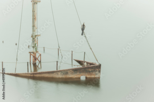 old wooden boat