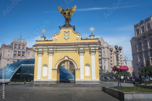 Lyadsky Gate at Independence Square - Kiev, Ukraine photo