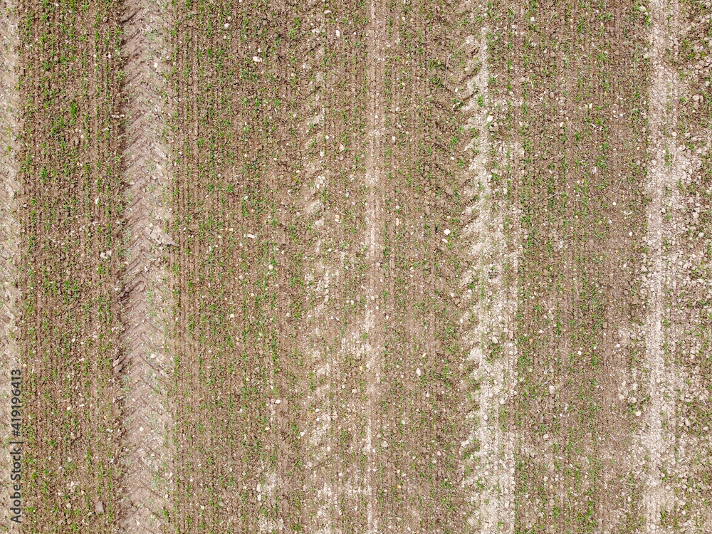 Agricultural field in Bavaria photographed in daylight Agricultural field in Bavaria photographed in daylight