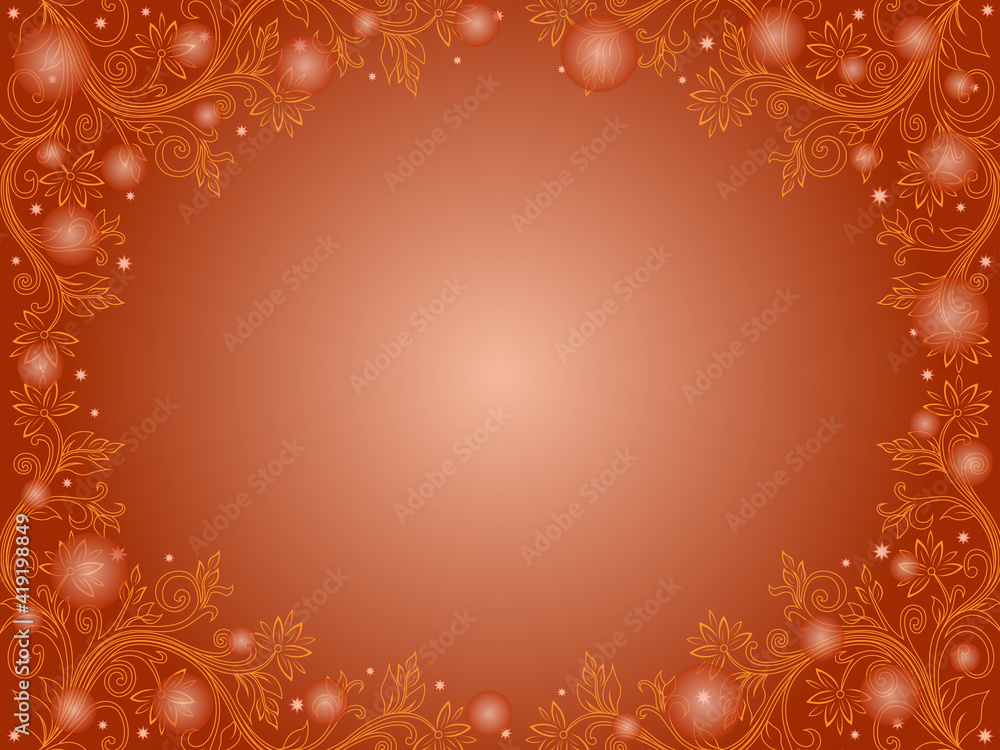 Romantic floral postcard Romantic floral postcard