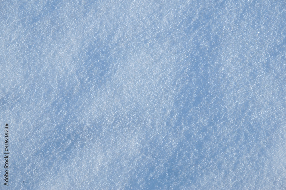Fresh snow surface background.