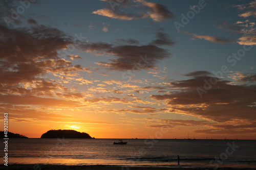 sunset beach Costa Rica 