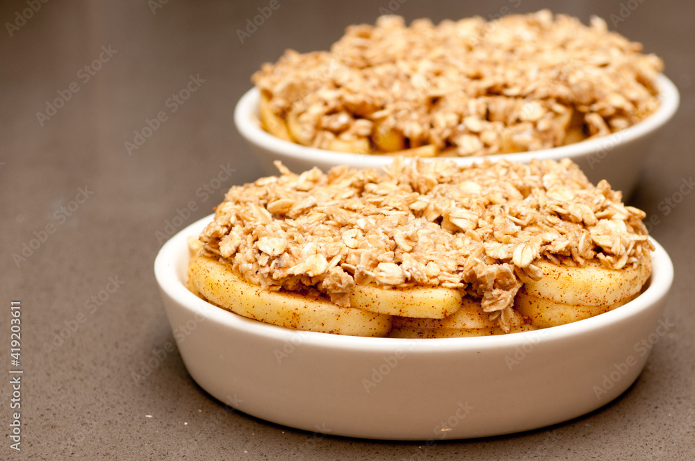 apple crumble uncooked apple crumble uncooked