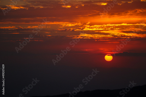 sunset Costa Rica golden hour 