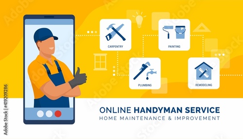 Professional handyman services and online consultation