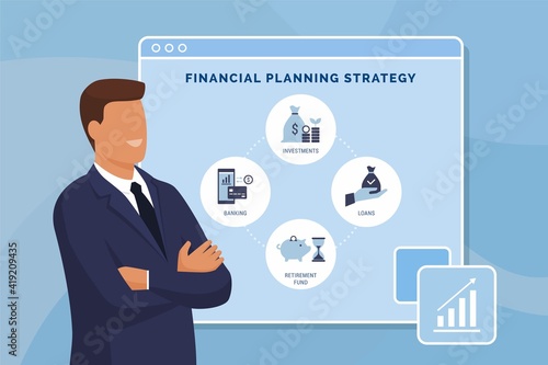 Financial planning strategy and online banking