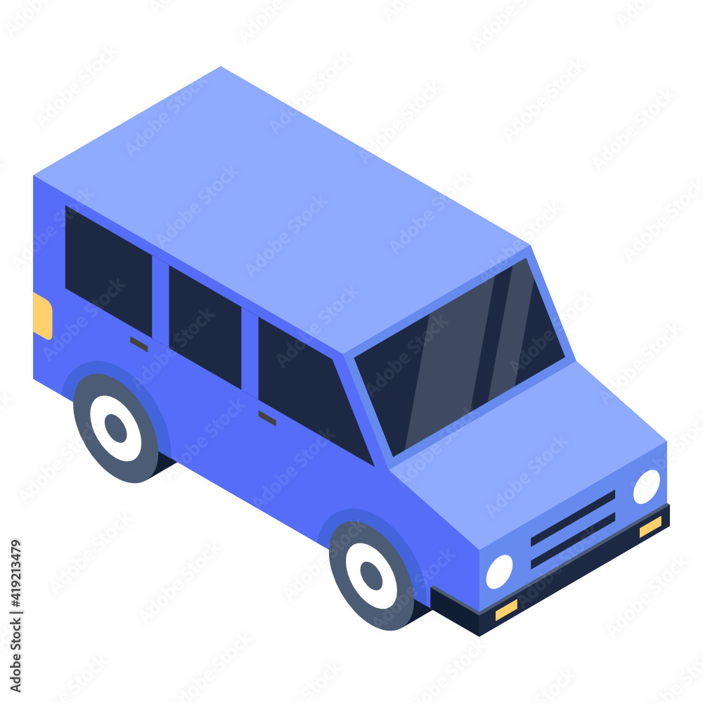 Bus in trendy isometric icon, editable vector
Bus in trendy isometric icon, editable vector