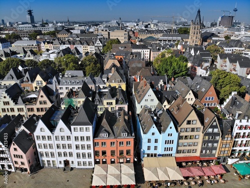 Cologne city, Germany - Frankenwerft. Cityscape of Cologne Germany. photo