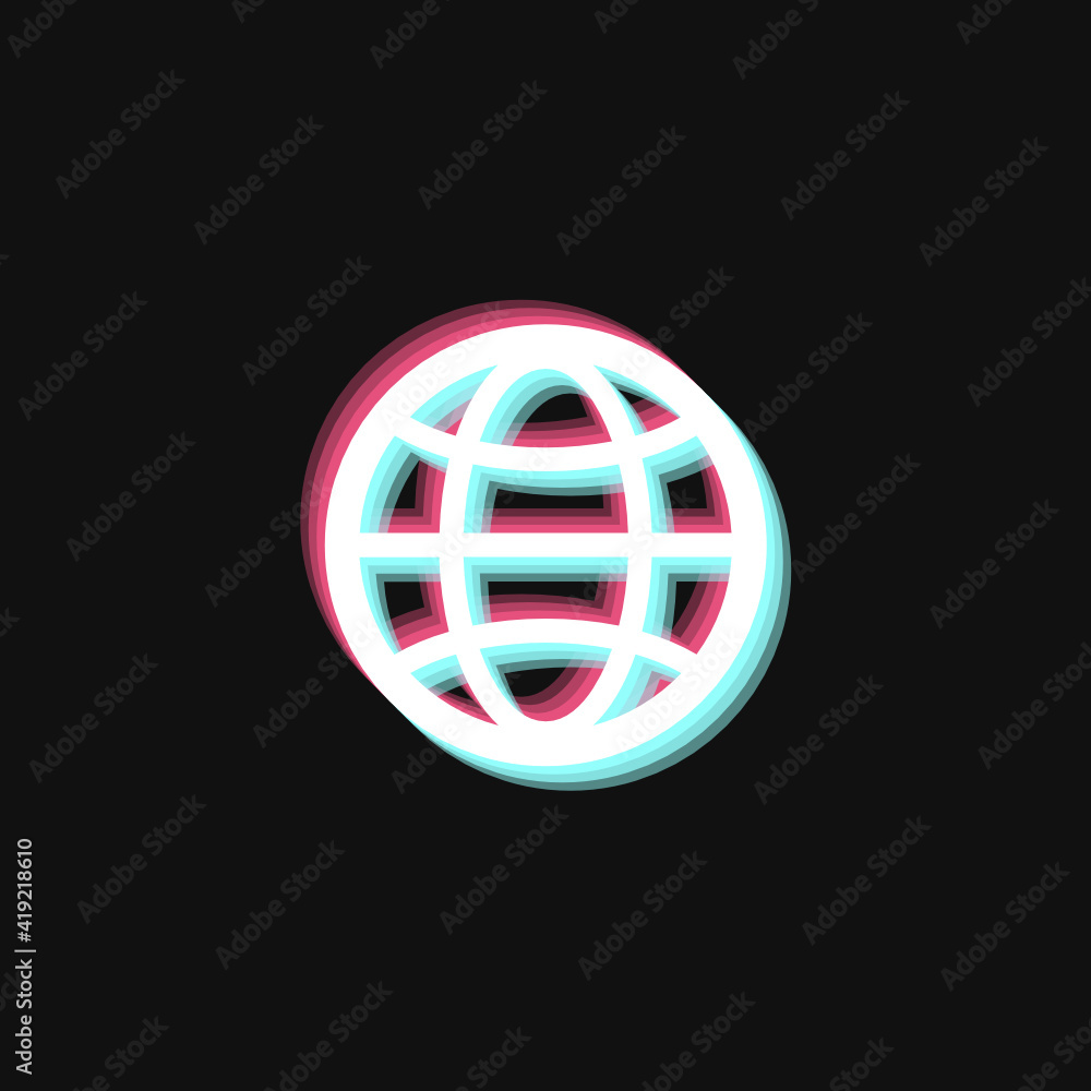 World Wide Web - 3D Effect World Wide Web - 3D Effect