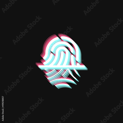 Scan Fingerprint - 3D Effect