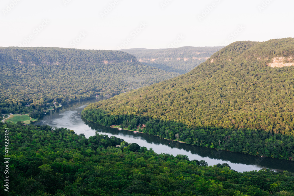 Obraz premium Tennessee River Lookout Mountain View