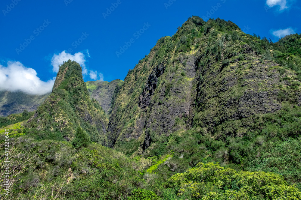 Lao Needle, Lao Valley, Maui, Hawaii, USA.