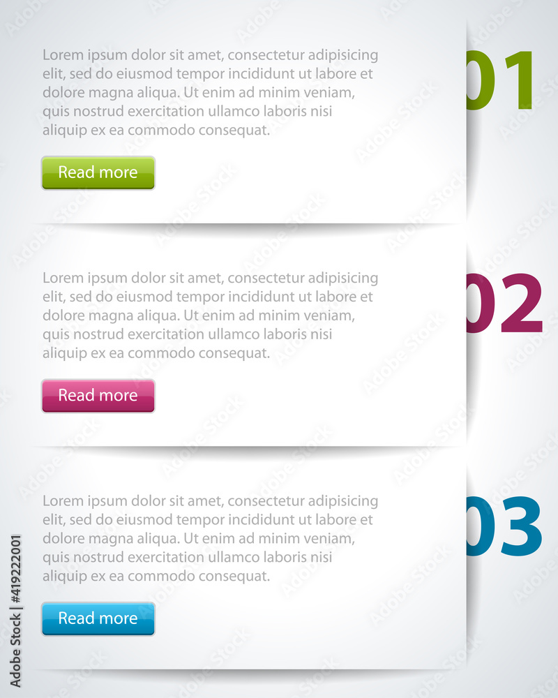 Infographic label columns with numbers vector banner. Green template with color mark annotations and text information. Infographic label columns with numbers vector banner. Green template with color mark annotations and text information.