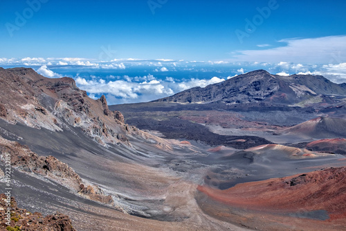 Crater, Haleakala, Maui, Hawaii, USA. photo